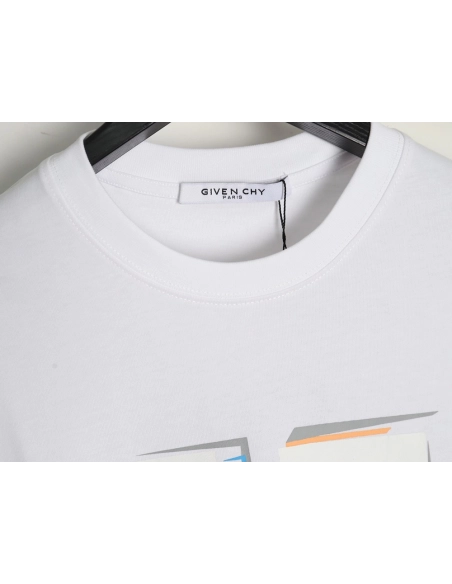 Givenchy colorful graffiti 3D 4G print short sleeves,Cheap Replica Reps Givenchy