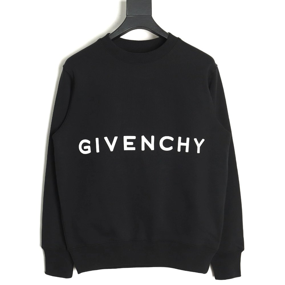 Givenchy round neck sweatshirt with front and back 3D embroidery,Cheap Replica Reps Givenchy