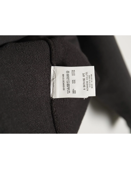 BAPE washed embroidered small logo hoodie TSK1,Cheap Replica Reps Bape