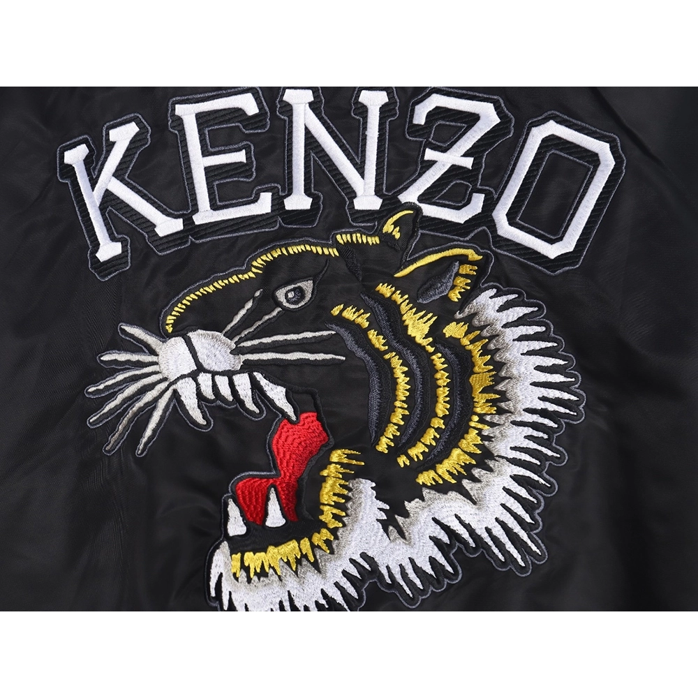 Kenzo Tiger Head Embroidered Flight Jacket TSK1,Cheap Replica Reps Kenzo