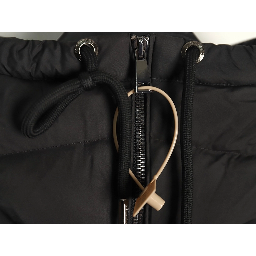 Moncler long belted down jacket,Cheap Replica Reps Moncler