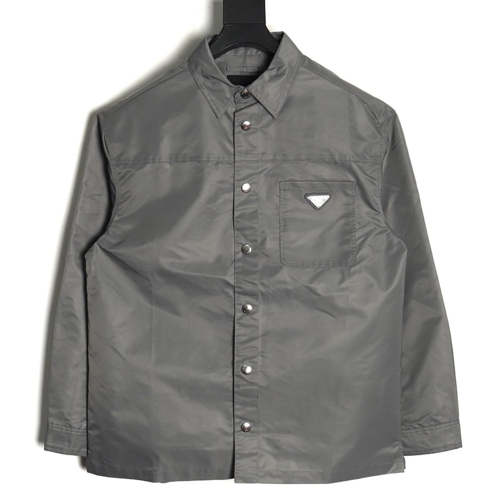 Prada triangle logo nylon jacket,Cheap Replica Reps Prada