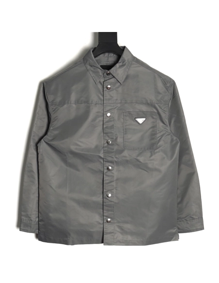 Prada triangle logo nylon jacket,Cheap Replica Reps Prada