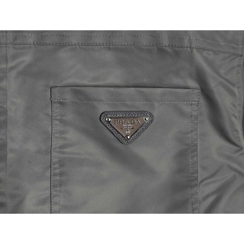 Prada triangle logo nylon jacket,Cheap Replica Reps Prada