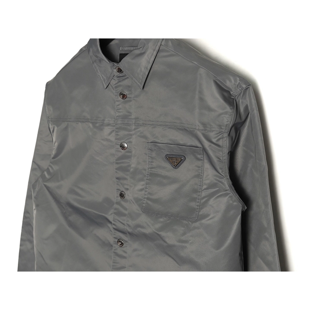 Prada triangle logo nylon jacket,Cheap Replica Reps Prada