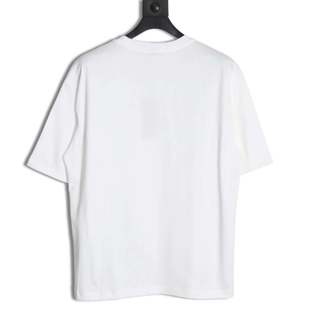 Dior Colorful Letters Digital Printed Round Neck Short Sleeves,Cheap Replica Reps Dior