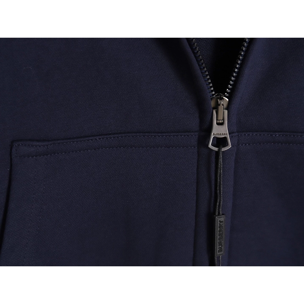 Burberry B Check Hooded ZipUp Hoodie TSK2,Cheap Replica Reps Burberry