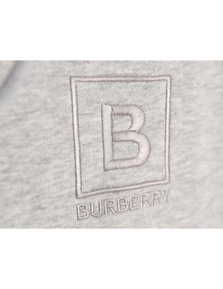 Burberry B Check Hooded ZipUp Hoodie,Cheap Replica Reps Burberry