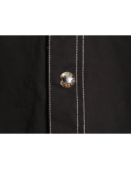 Prada triangle logo white line denim jacket,Cheap Replica Reps Prada