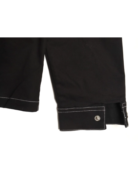 Prada triangle logo white line denim jacket,Cheap Replica Reps Prada