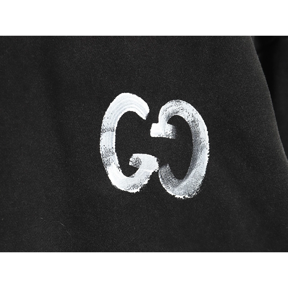 Gucci washed handpainted lettering crew neck sweatshirt,Cheap Replica Reps Gucci