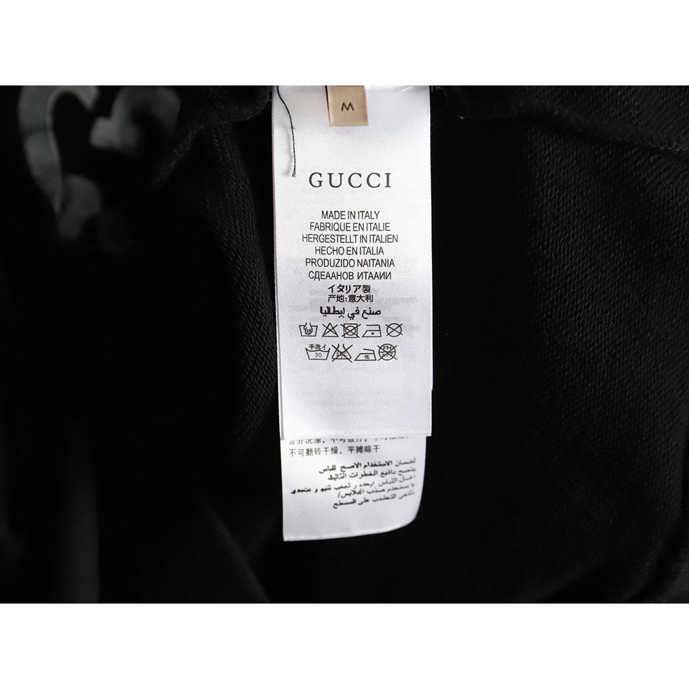 Gucci washed handpainted lettering crew neck sweatshirt,Cheap Replica Reps Gucci