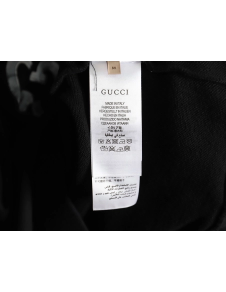 Gucci washed handpainted lettering crew neck sweatshirt,Cheap Replica Reps Gucci