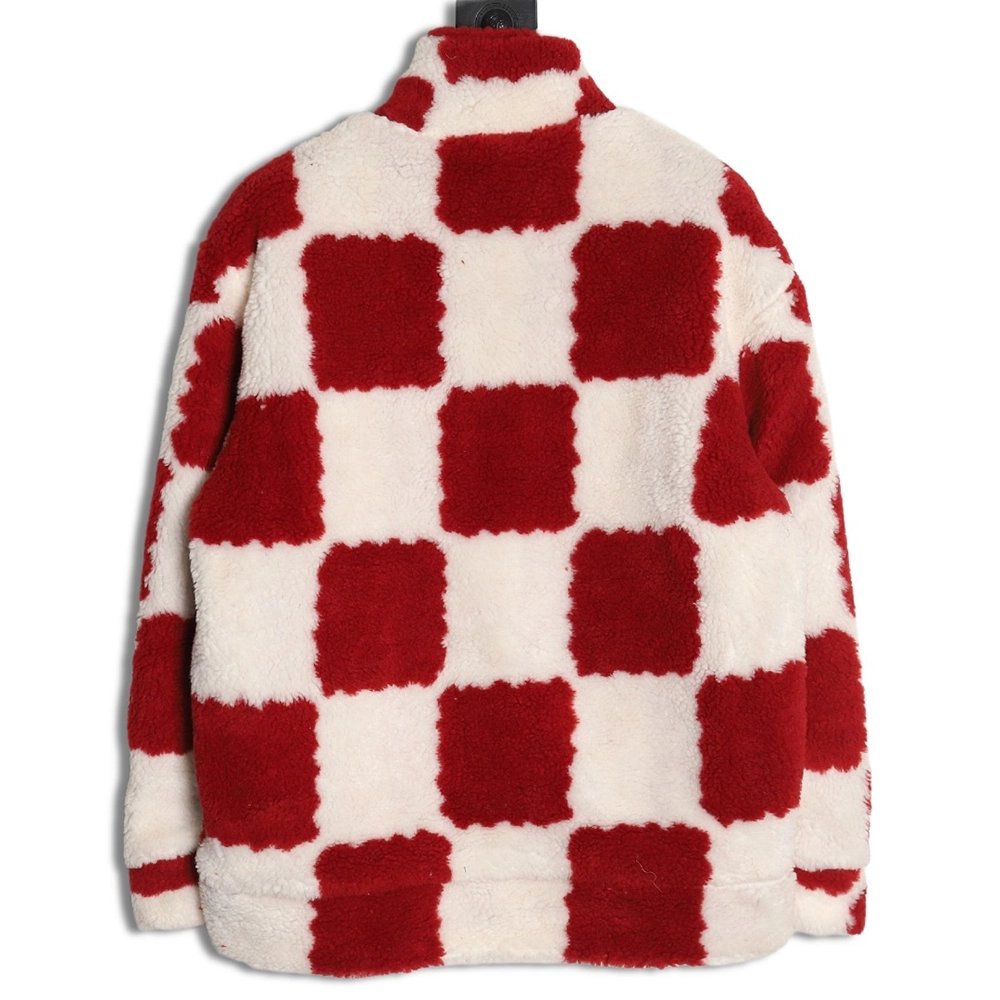 Louis vuitton nigo checkerboard sherpa jacket,Cheap Replica Reps Louis Vuitton