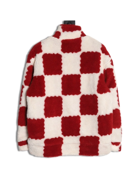 Louis vuitton nigo checkerboard sherpa jacket,Cheap Replica Reps Louis Vuitton