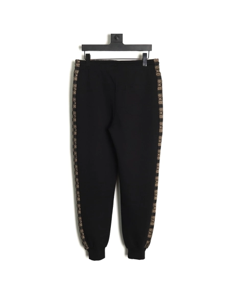 Louis Vuitton checkerboard trousers with side panels SL,Cheap Replica Reps Louis Vuitton