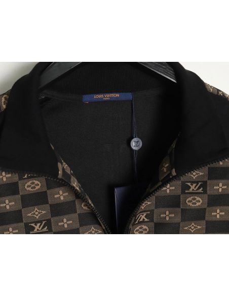Louis Vuitton checkered jacket SL,Cheap Replica Reps Louis Vuitton