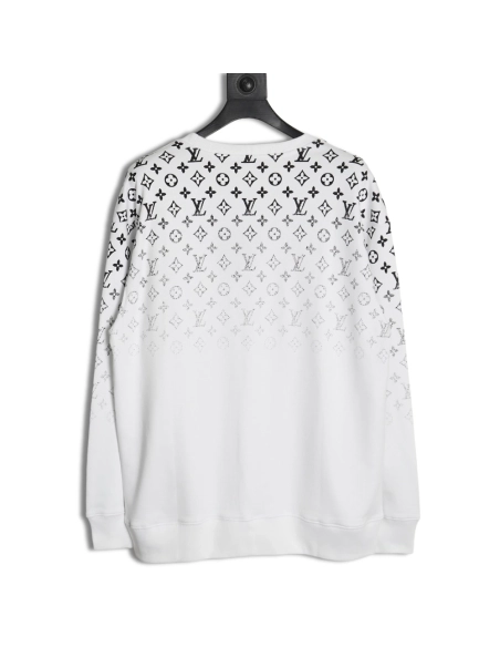 Louis Vuitton allover monogram gradient round neck sweatshirt SL,Cheap Replica Reps Louis Vuitton