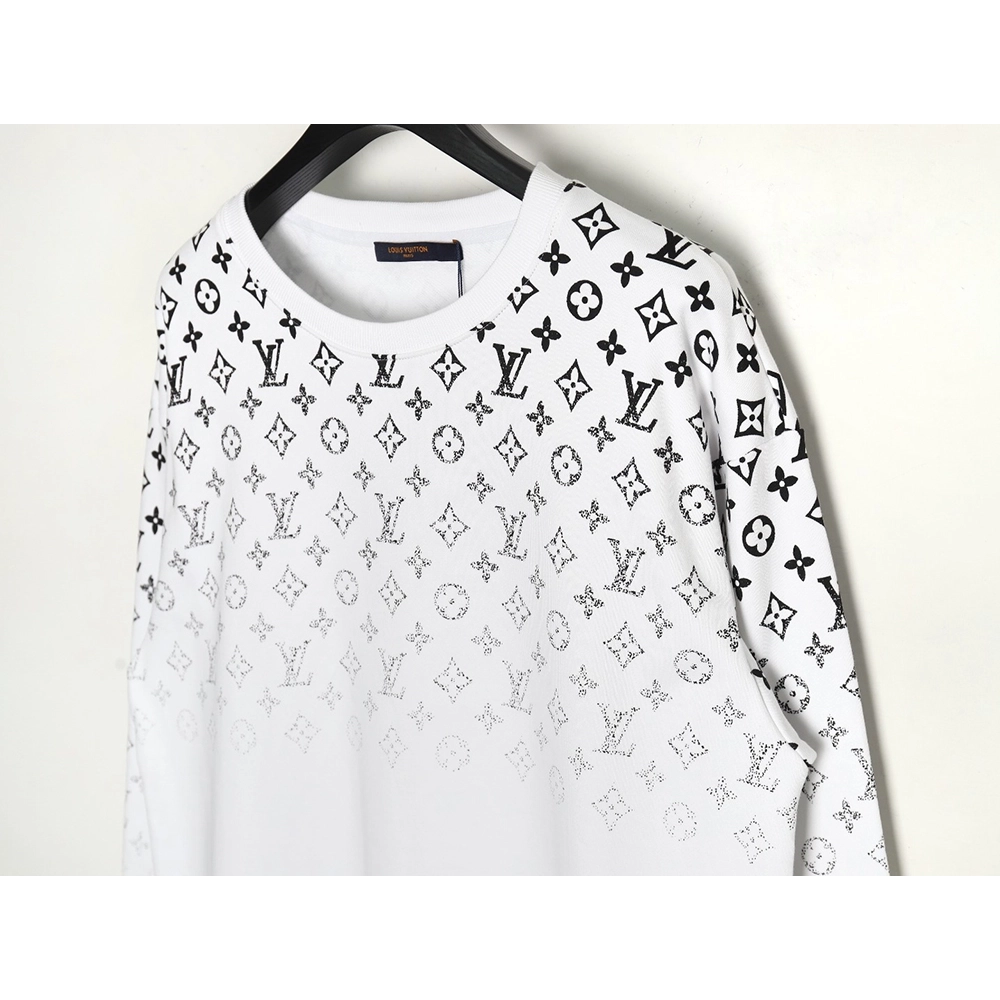 Louis Vuitton allover monogram gradient round neck sweatshirt SL,Cheap Replica Reps Louis Vuitton