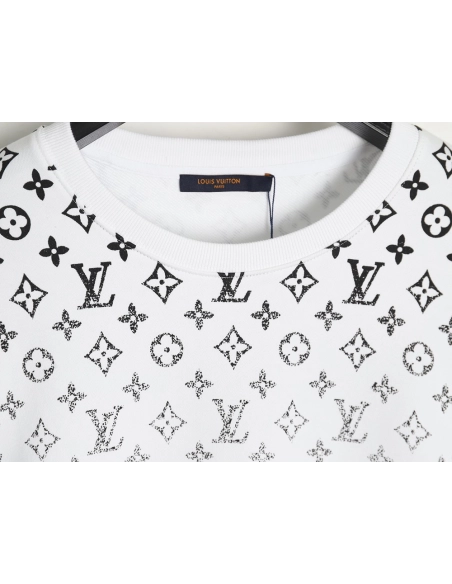 Louis Vuitton allover monogram gradient round neck sweatshirt SL,Cheap Replica Reps Louis Vuitton