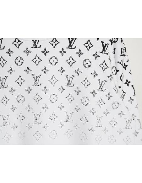 Louis Vuitton allover monogram gradient round neck sweatshirt SL,Cheap Replica Reps Louis Vuitton