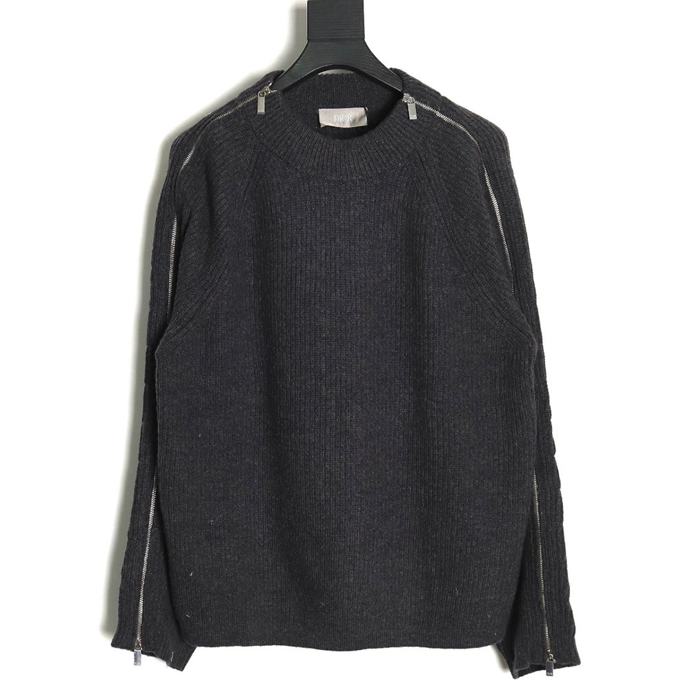 Dior Wool ZipArm Sweater,Cheap Replica Reps Dior