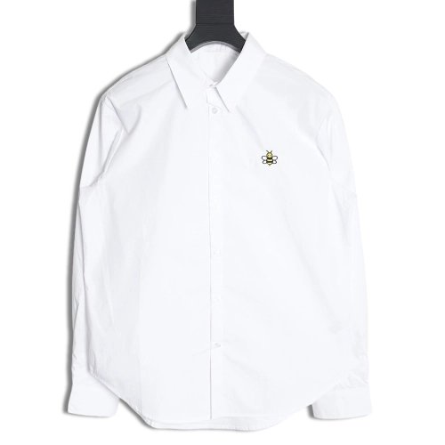 Dior x Kaws bee embroidered shirt TSK1,Cheap Replica Reps Dior