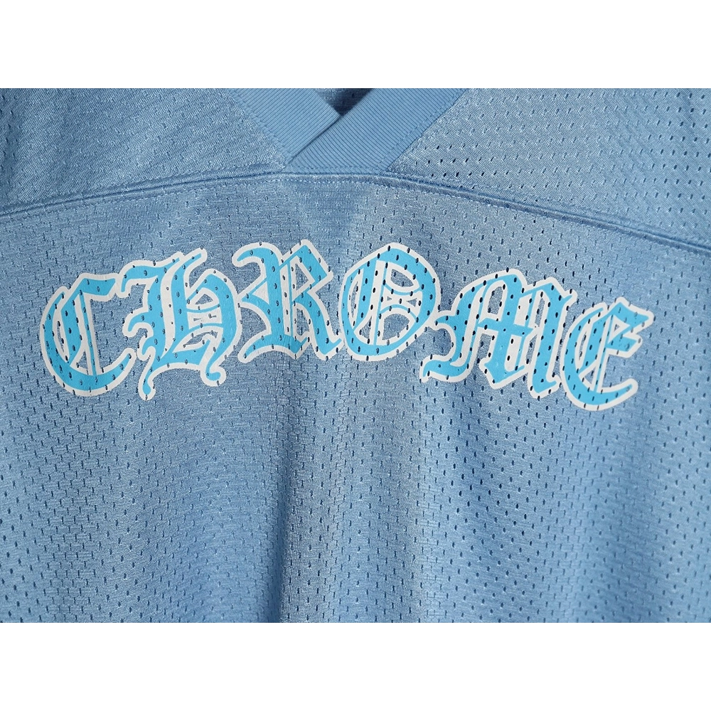 Chrome Hearts Sanskrit mesh hockey uniform longsleeved Tshirt,Cheap Replica Reps Chrome Hearts