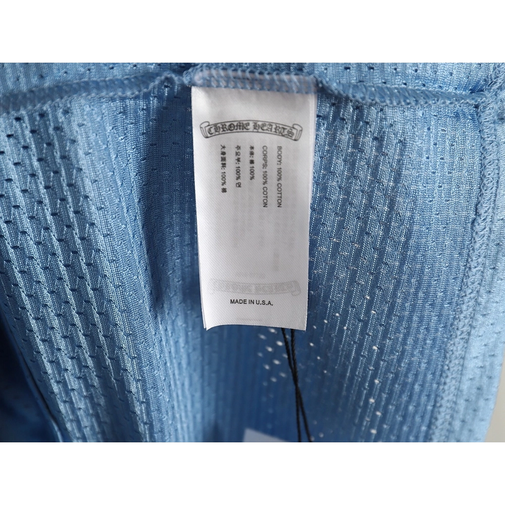 Chrome Hearts Sanskrit mesh hockey uniform longsleeved Tshirt,Cheap Replica Reps Chrome Hearts