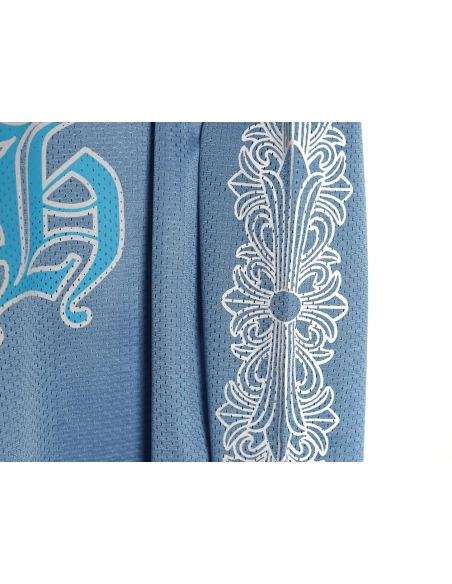 Chrome Hearts Sanskrit mesh hockey uniform longsleeved Tshirt,Cheap Replica Reps Chrome Hearts