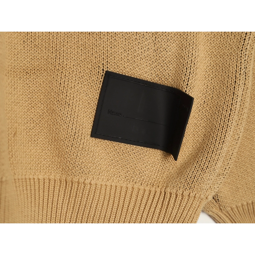 We11 Done jacquard logo knitted sweater,Cheap Replica Reps We11done