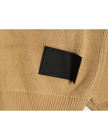 We11 Done jacquard logo knitted sweater,Cheap Replica Reps We11done