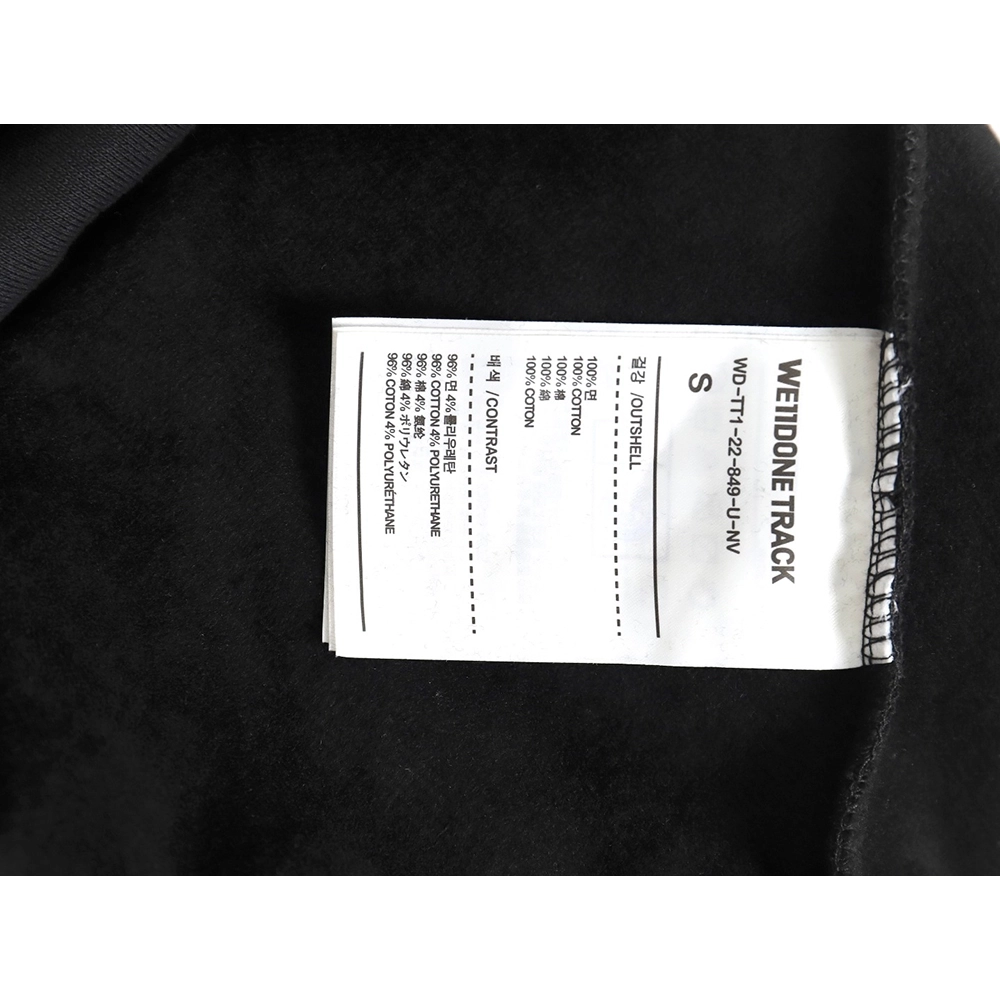 We11done cobranded Manchester United No. 11 hooded fleece sweatshirt,Cheap Replica Reps We11done