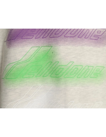 WE11 DONE neon barrage crewneck sweatshirt,Cheap Replica Reps We11done