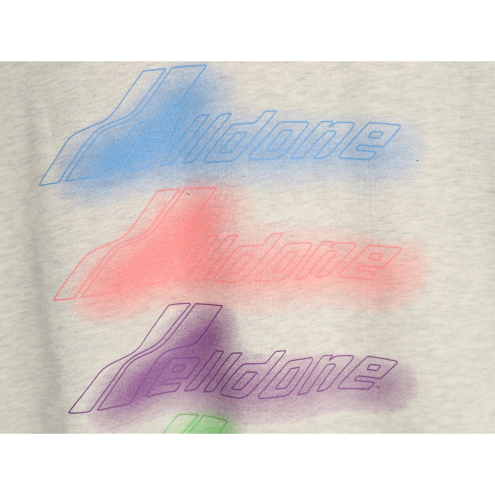 WE11 DONE neon barrage crewneck sweatshirt,Cheap Replica Reps We11done