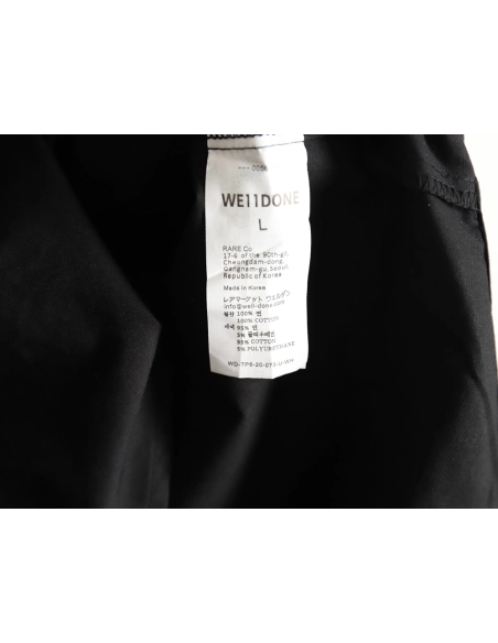 WE11DONE Colorful graffiti letter print longsleeved shirt TSK1,Cheap Replica Reps We11done