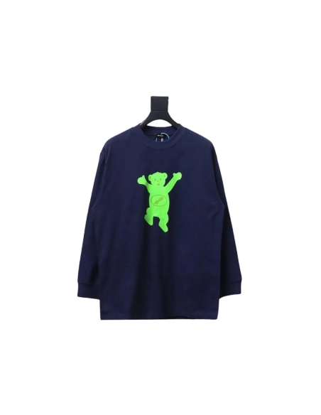 We11 Done Doublesided cute bear print long sleeves SK2,Cheap Replica Reps We11done