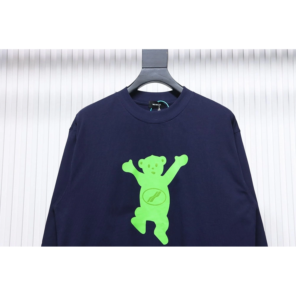 We11 Done Doublesided cute bear print long sleeves SK2,Cheap Replica Reps We11done