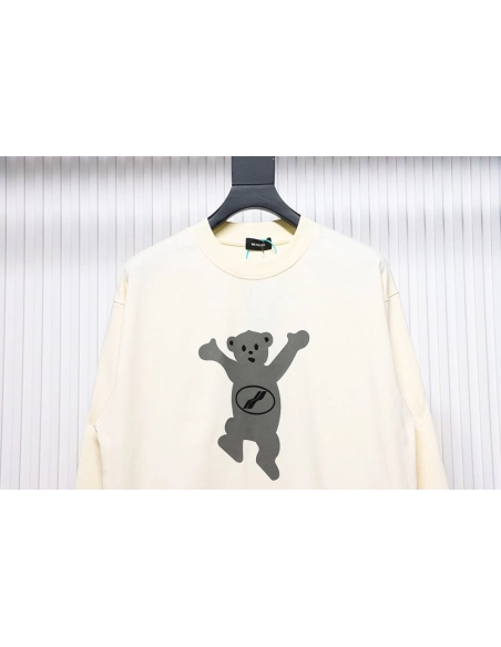 We11 Done Doublesided cute bear print long sleeves SK1,Cheap Replica Reps We11done