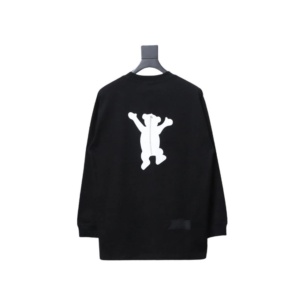 We11 Done Doublesided cute bear print long sleeves,Cheap Replica Reps We11done