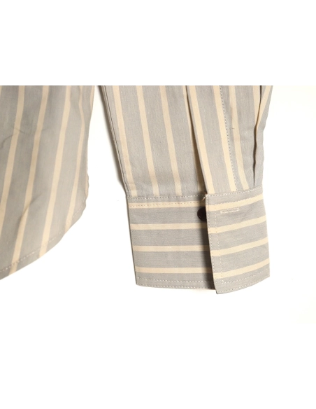Miu Miu contrast color striped shirt TSK1,Cheap Replica Reps Miu Miu