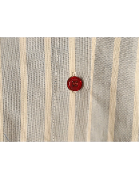 Miu Miu contrast color striped shirt,Cheap Replica Reps Miu Miu