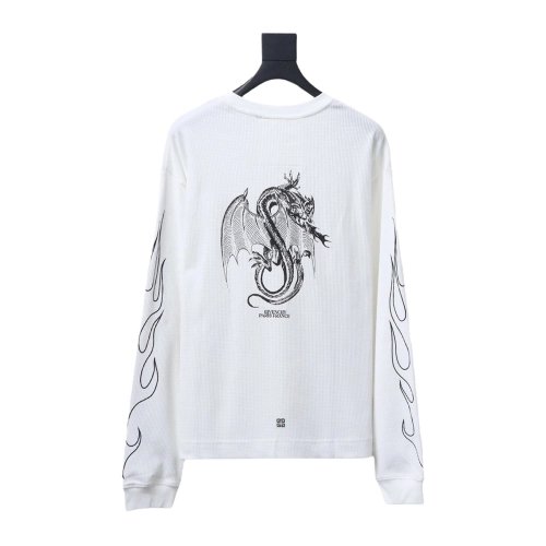 Givenchy Dragon Year Limited Edition Waffle Long Sleeve Tshirt TSK1,Cheap Replica Reps Givenchy