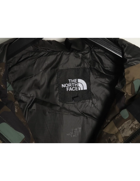 The North Face Logo Print Hooded Camouflage Jacket,Cheap Replica Reps The North Face
