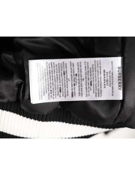 Burberry BT logo thin cotton bomber jacket,Cheap Replica Reps Burberry