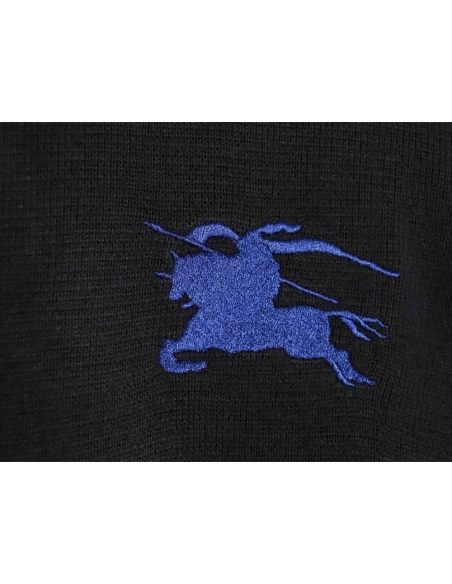 Burberry logo horse embroidered sweater,Cheap Replica Reps Burberry
