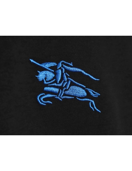 Burberry Knight Horse Logo Embroidered Long Sleeve TSK1,Cheap Replica Reps Burberry