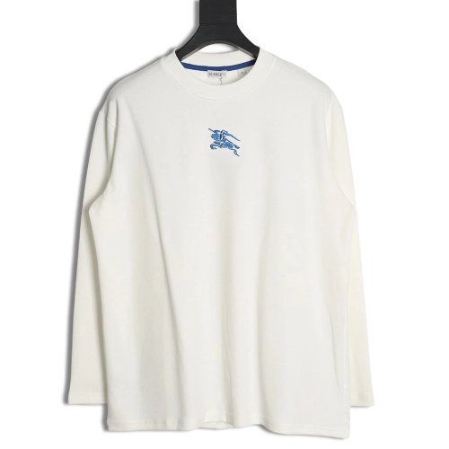 Burberry Knight Horse Logo Embroidered Long Sleeve,Cheap Replica Reps Burberry