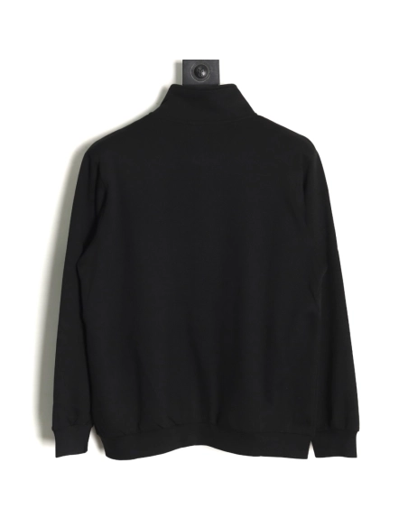 Prada side triangle logo green webbing zipper jacket,Cheap Replica Reps Prada