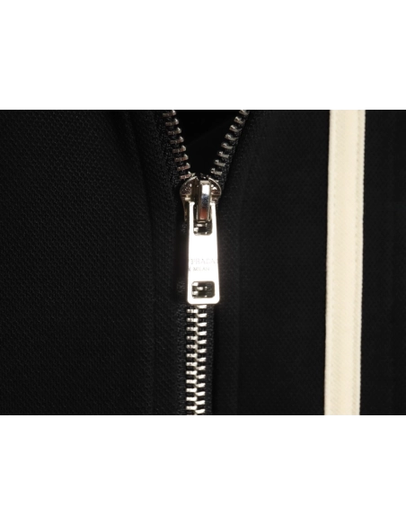 Prada side triangle logo green webbing zipper jacket,Cheap Replica Reps Prada